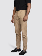 White Shirt / Black Shirt + Beige Trouser