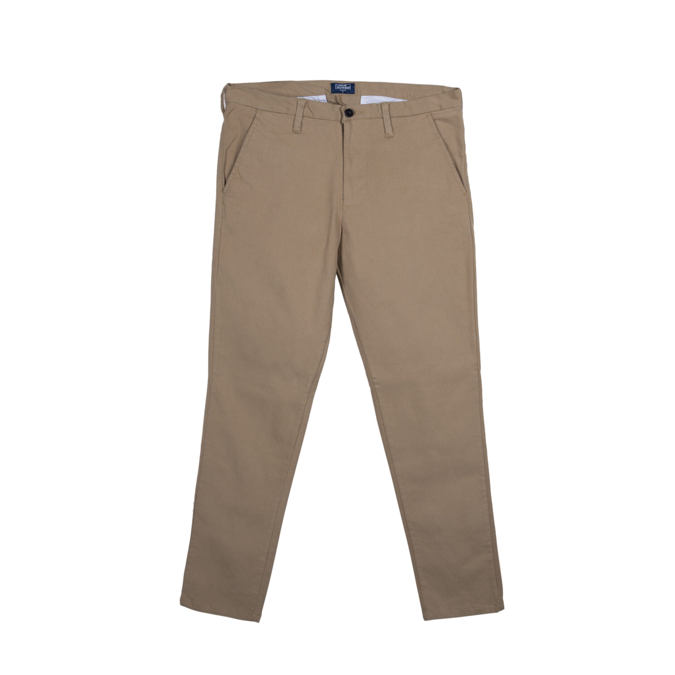 Beige Cotton Trousers